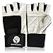 Muscle Composition Gym Gloves with Wrist Support for Gym Workout, Crossfit,Weightlifting Black/White. Premium Quality Materials. (Black/White, X-Large)