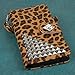 MPERO FLEX FLIP Wallet Case for BLU Studio 5.0 S II - Studded Leopard