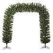 8' x 60" Opening Pre-Lit Arch Christmas Tree - 1000 Clear Lights