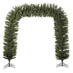 8' x 60" Opening Pre-Lit Arch Christmas Tree - 1000 Clear Lights