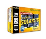 IMAGE OF StrongVolt Solar- 18W Portable Folding Solar Charger Kit - Charge iPads, iPhones, Tablets, Phones & More - Includes 5400mah Li-Polymer Power Bank and 18 Watt Folding Panel