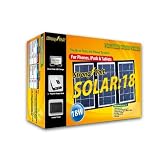 StrongVolt Solar Charger- 18Watt Portable Folding Solar Kit - Charges iPads, iPhones, Tablets, Phones or Anything with a USB Connection - Includes High Capacity Li-Polymer Power Bank - Features DUAL CHARGING - Charge 2 devices at the Same Time