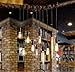 KINGSO E26/ E27 Solid Industrial Triple Lamp Sockets Vintage Edison Hanging Textile Pendant Light Cord Kit With Switchs.