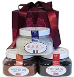 Gourmet Finishing Salt Gift Box - Burgundy