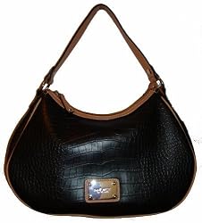 Women's Nine West Purse Handbag Half Moon Item-Mmn Black