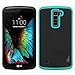LG K10 Case, LG Premier LTE Case, DGtle [Drop Protection] Armor Hybrid Defender Shockproof Protective Case Cover For LG K10 / LG Premier (Mint + Black)