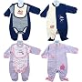 Go Team or Little Lady Sleep N Play, Bodysuit & Bib