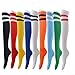 Luwint Children Cotton Thicken Long Soccer Socks Team Socks for Kids/ Youth