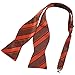 DBA7A01-03 Stripes Microfiber Self-tied Mens Bowtie Easter Sunday Gift By Dan Smith