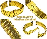 20MM Men's Presidential Jubilee 18K Gold Plated Band for Rolex