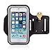 Armband for iPhone 6, Sports Armband, Water Resistant Sports Armband with Key Holder for iPhone 6/6s, Galaxy S6/S5 (Black)