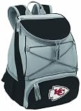 NFL Kansas City Chiefs PTX Insulated Backpack Cooler, Black