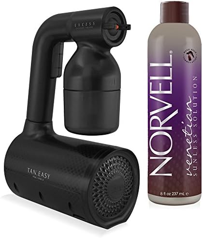 Tan Easy Spray Tan Machine Kit with Norvell Tanning Solution