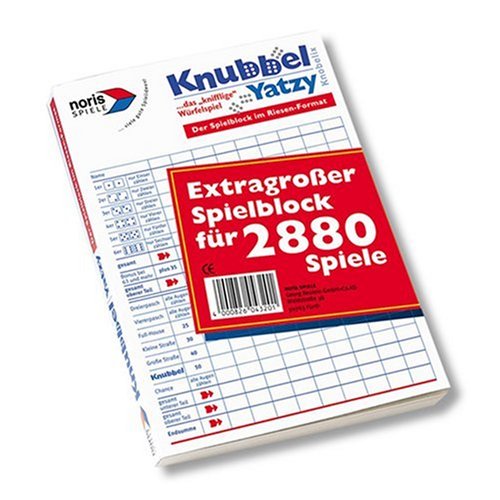 Noris 619-4320 - Spielblock Knubbel Yatzy Preisvergleich