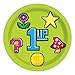 Beistle 8-Bit Plates, 9-Inch, Multicolor