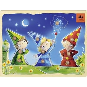 Drei Magier Spiele Three Little Magicians Wooden Toy (9 Pieces)