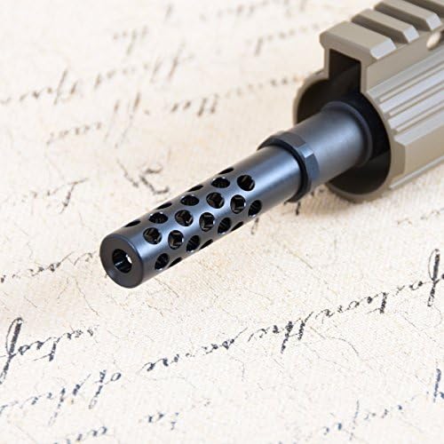 AR Pros Ready-To-Fit .223 5.56 1/2x28 Threads Enhance Recoil Control with Jam Nut and Crush Washer