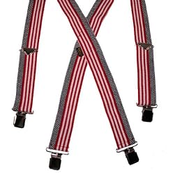 American Flag Suspenders Clip End *Tall Avail.*