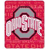 Sporting Goods : Ohio State Buckeyes NCAA Light Weight Fleece Blanket (031 Series) (50'x60')