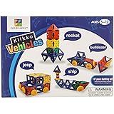Klikko Vehicles: Educational Building Toy (137 pieces) with Activities to Learn Math / STEM Concepts, Ages 5+