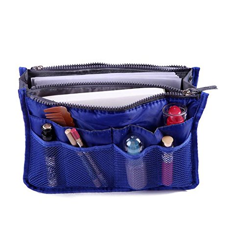 Purse Organizer,Insert Handbag Organizer Nylon Bag in Bag (13 Pockets 13 Colors)