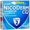 NicoDerm CQ Step 2 Clear Patch, 14 mg, 2-Week Kit (14 patches)