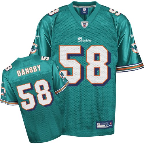 Reebok Miami Dolphins Karlos Dansby Replica Jersey Extra Large