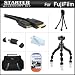 Starter Accessories Kit For The Fuji Fujifilm X-S1, XS1 Digital Camera Includes Deluxe Carrying Case + 7 Flexible Tripod + Mini HDMI Cable + USB High Speed 2.0 SD Card Reader + LCD Screen Protectors + Mini TableTop Tripod + MicroFiber Cleaning Cloth