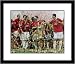 2008/09 Manchester United Team Framed 8x10 Photograph UEFA Champions League Final Celebrations with Confetti