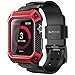 Apple Watch 3 Case, SUPCASE [Unicorn Beetle Pro] Rugged Protective Case with Strap Bands for Apple Watch Series 3 2017 Edition [42mm, Compatible with Apple Watch 42mm 2015 2016 ](red)