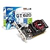 MSI NVIDIA GeForce GT 620 2GB GDDR3 VGA/DVI/HDMI Low Profile PCI-Express Video Card N620GT-MD2GD3/LP