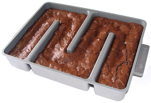 Buy Baker's Edge Nonstick Edge Brownie Pan online at Discounted New and Used prices. Delivered to your door with Off-The-Bookshelf.