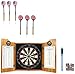 Trademark NHL Buffalo Sabers dart cabinet includes Darts and Board