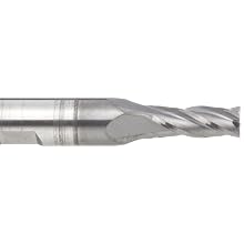 Melin Tool CC Cobalt Steel Square Nose End Mill, General Purpose, TiCN Coated, Single Cut, 4 Flutes, Center Cutting