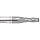 Melin Tool CC Cobalt Steel Square Nose End Mill, General Purpose, TiCN Coated, Single Cut, 4 Flutes, Center Cutting