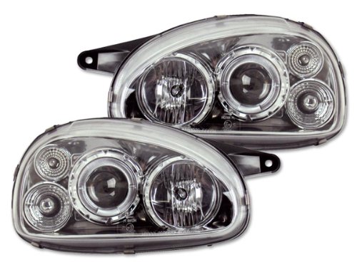 FK Automotive FKFS042013 Design Scheinwerfer passend f&uuml;r Opel Corsa (Typ B) Baujahr 94-00  Preisvergleich