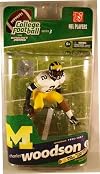 NCAA College Football Sportspicks Series 3 Charles Woodson Michigan Wolverines Action Figure Bronze Collector Level Variant