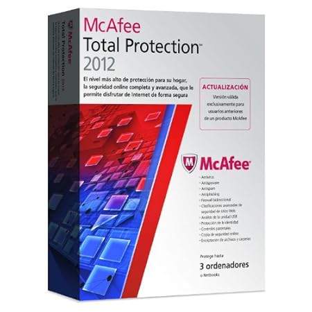 Mcafee Total Protection 2012 - 3 usuarios - actualización