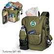 Colorado State Rams Turismo Insulated Day-Trip Backpack with Bottle - Olive Green w/Embroidery