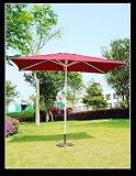 Outsunny Red Square Market Patio Umbrella 0129F