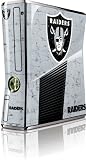 Skinit Oakland Raiders - Alternate Distressed Vinyl Skin for Microsoft Xbox 360 Slim (2010)