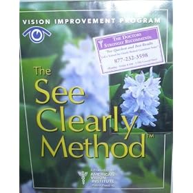 The See Clearly Method - Vision Improvement Program - KIT {3 VHS Video Tapes, 3 Audio Cassette Tapes, Intructional Manual, Exercise Card, Daily Progress Journal}