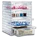 4-Drawer Acrylic Organizer (Clear) (7.25"H x 5.25"W x 4.75"D)