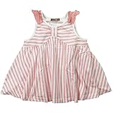 《H28年夏物》 nico hrat(ニコフラート) 製品洗い加工済み 天竺ストライプタンクチュニック 90cm/PK NO.B-260032