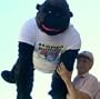 BIG BIRTHDAY FUN - VERY LARGE STUFFED GORILLA WEARING HAPPY BIRTHDAY TSHIRT - MRE THAN 3-FEET-TALL, 3-FEET-WIDE, AND 3-FEET-DEEP - ENORMOUS GIANT STUFFED ANIMAL APE GORILLA PRIMATE - AMERICAN MADE IN THE USA AMERICA