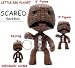 Little Big Planet Scared Sackboy Set: 6" Figure, 3" Figure & Keyring Set_s-1