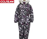 【品番】365-5400 キッズスキーウエア　ジャンプスーツ/ワンピース 女の子 120cm / BLACK