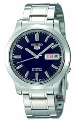 Seiko Men's SNK793 Seiko 5 Automatic Blue Dial Stainless-Steel Bracelet Watch