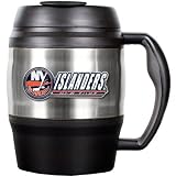 NHL New York Islanders 52-Ounce Stainless Steel Macho Travel Mug with Bottle Opener