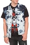 512ahsiJqSL. SL160  RUDE Indigo Bleach Wash Denim Vest